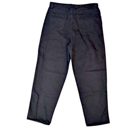 VINTAGE Huntington Ridge high waisted black jeans sz 18 - Picture 5 of 8